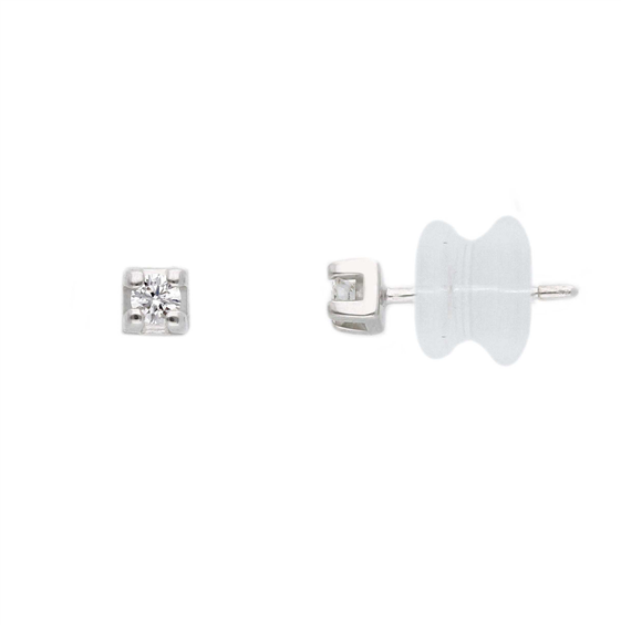 Orecchini Gazzola Gioielli Donna in Oro bianco Diamante 0.14 Ct 282985BB - 282985BB